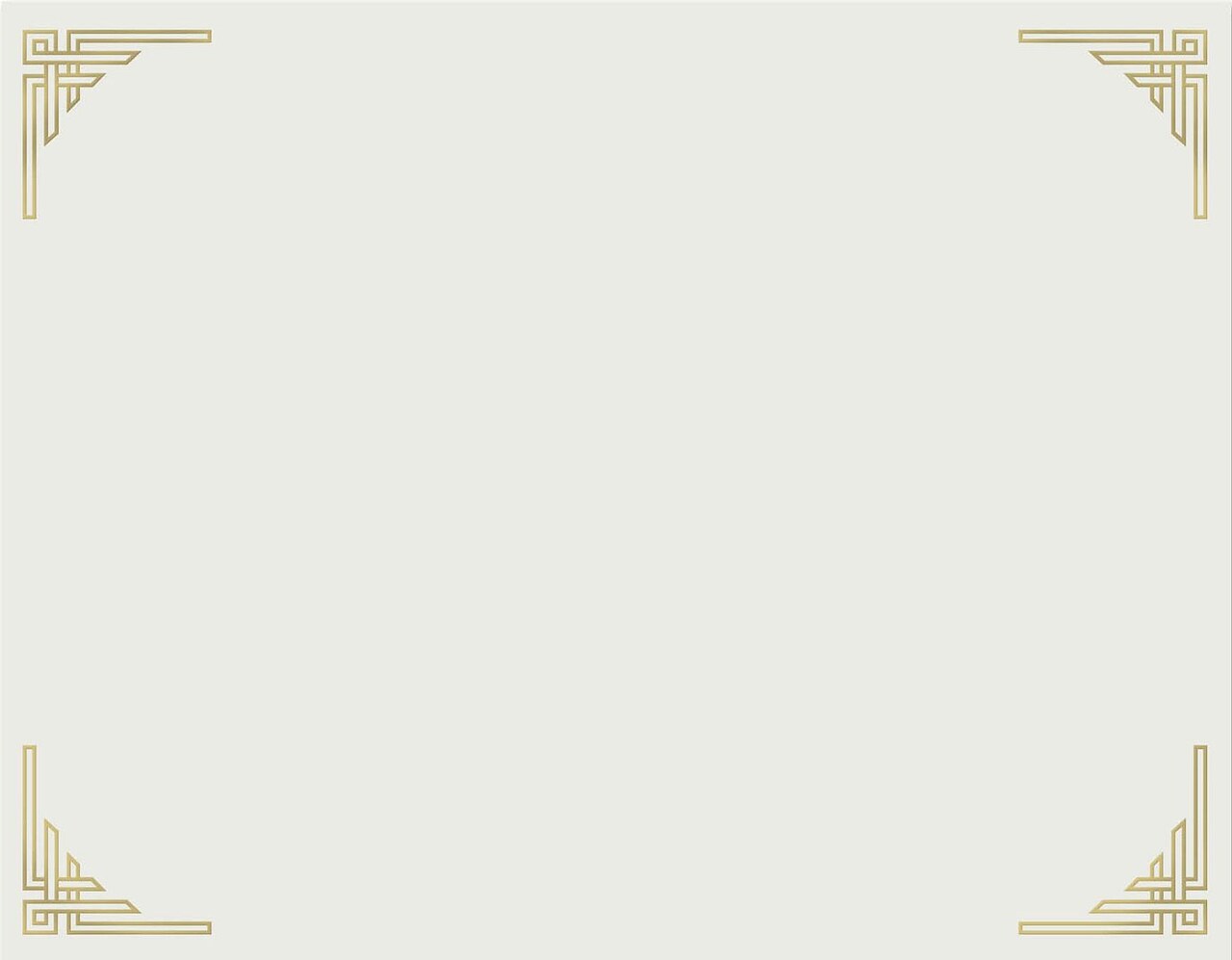 Great Papers! Certificates with Gold Foil, Corner Border on Ivory Certificate, 8.5" x 11", Printer Compatible, 15 Count